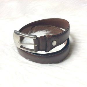 Longchamp Brown Leather Belt